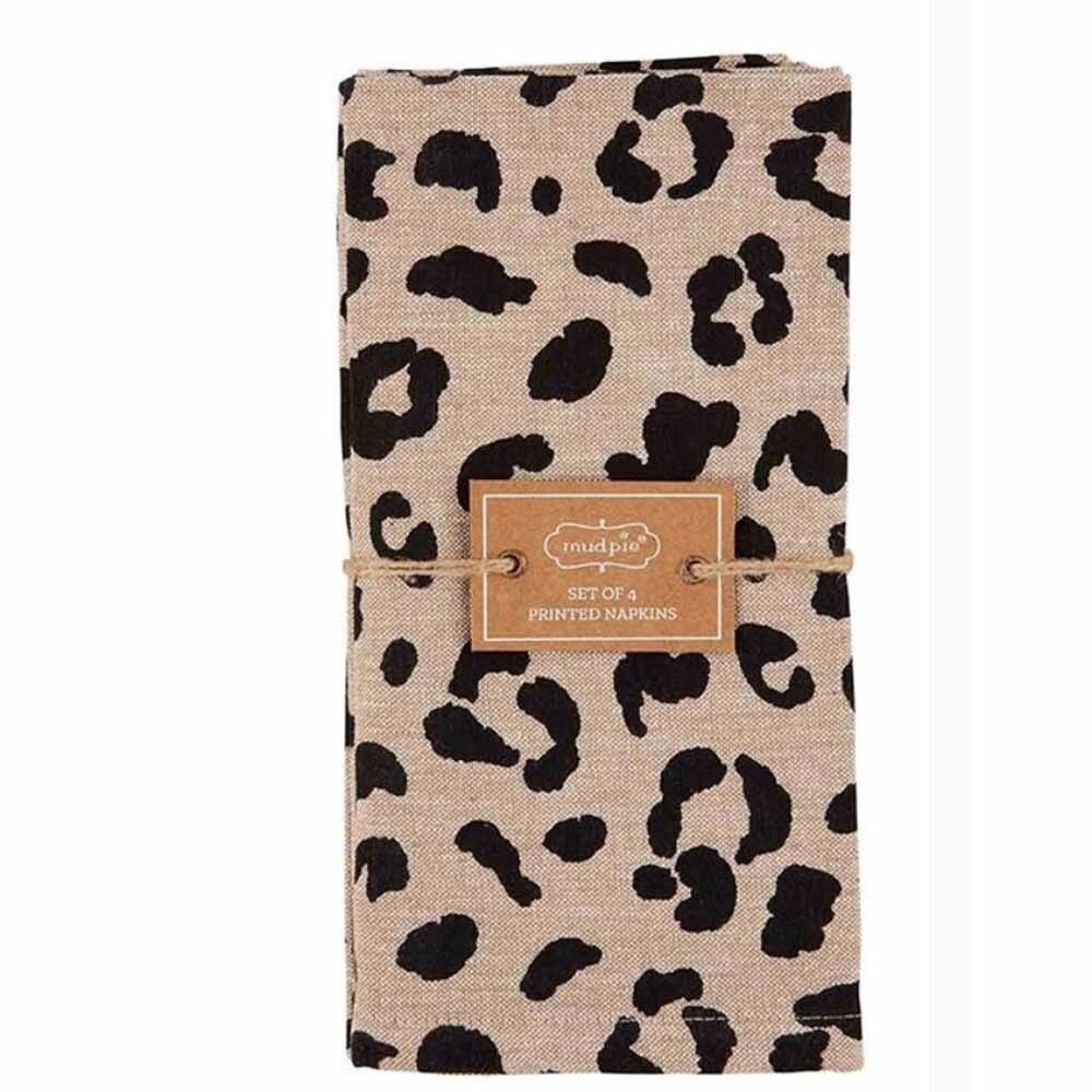 Cheetah Chambray Napkins