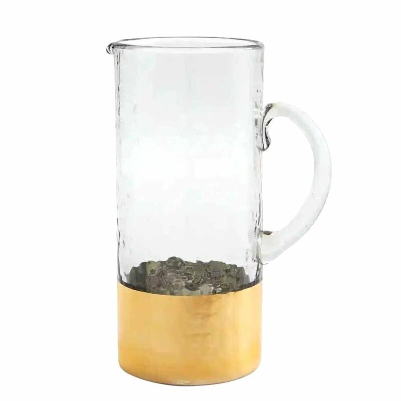 Gold Glass Pitcher