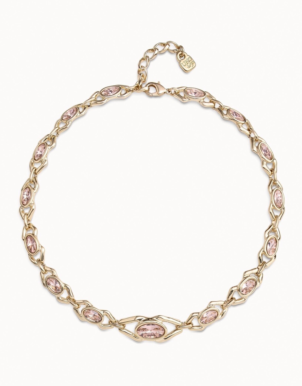 DNR-Madame Necklace - Gold/Pink