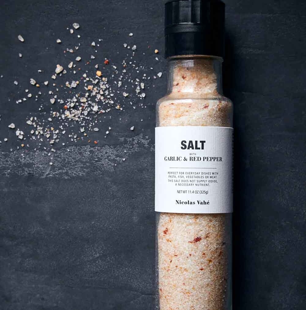 Salt, Garlic &amp; Red Pepper