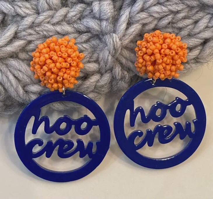 College Game Day Earrings UVA