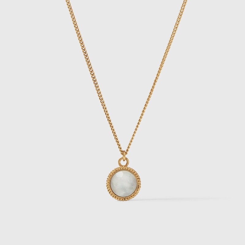 Fleur-de-Lis Solitaire Necklace