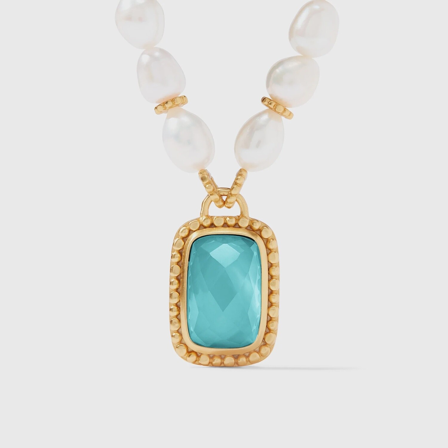 Marbella Statement Necklace, Colour: Bahamian Blue