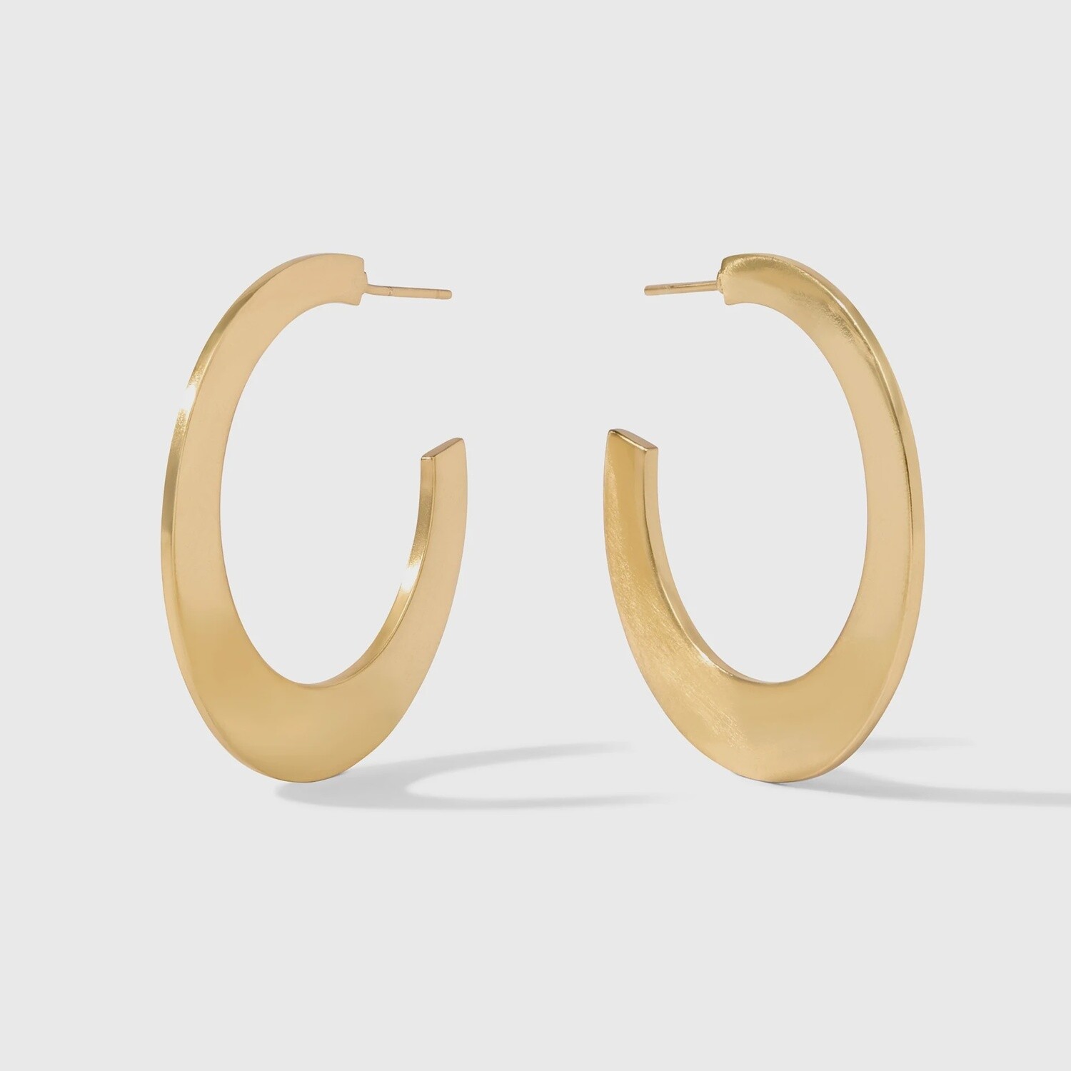Luna Hoop Earrings, Size: Large