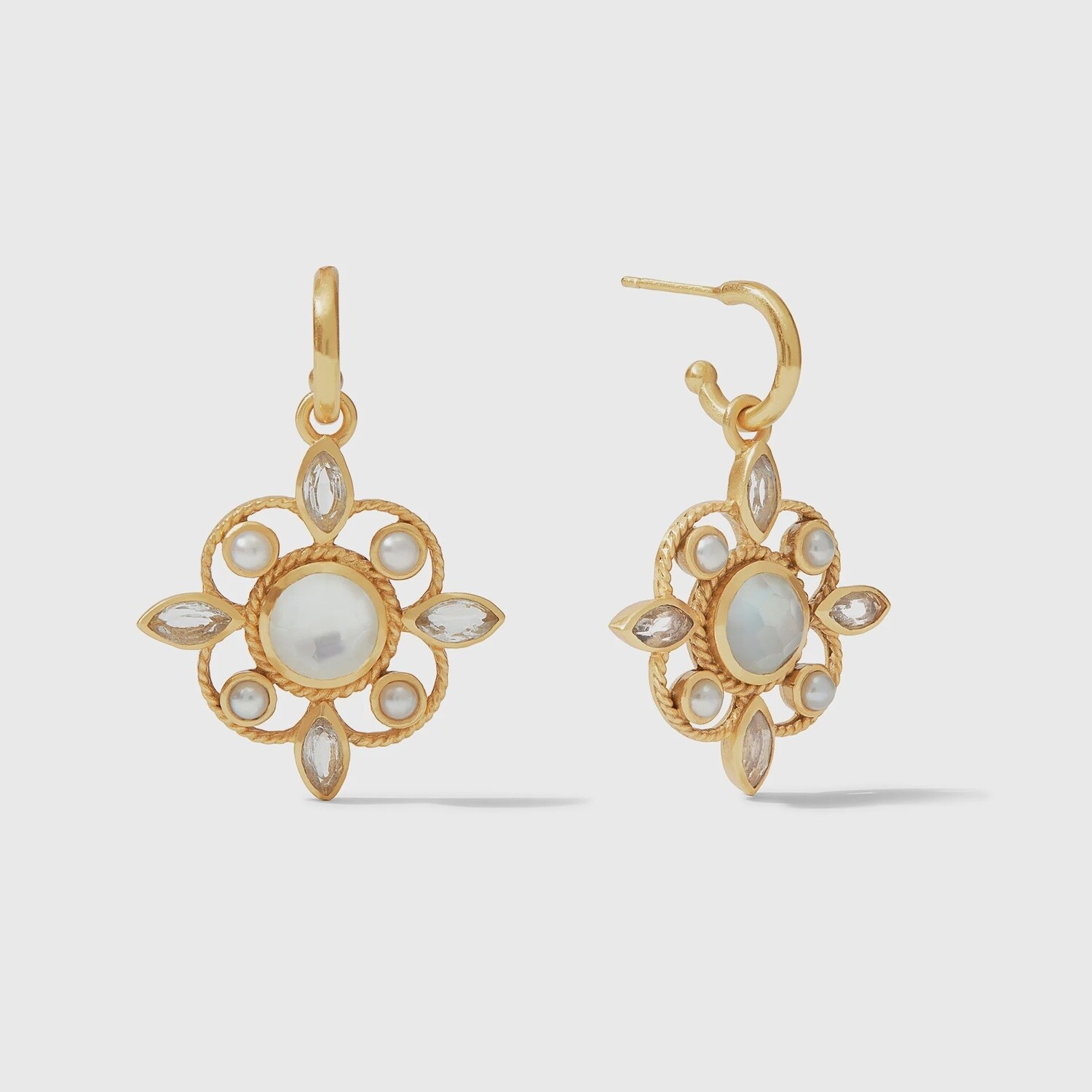 Monaco Hoop &amp; Charm Earring
