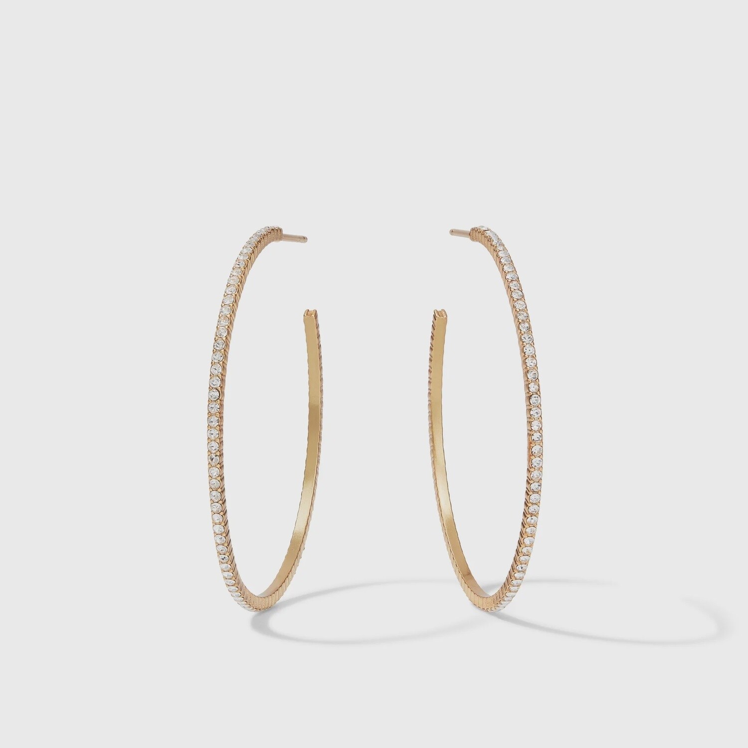 Windsor Hoop Earrings, Size: Medium