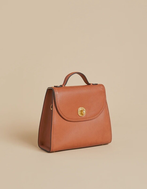 Siren Vintage Satchel - Saddle Brown