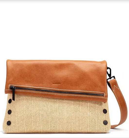 VIP Lrg - Saddle Raffia/Bronze