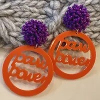 College game Day Earring Clemson