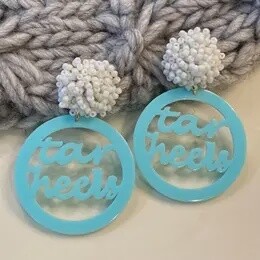 College Game Day Earring UNC