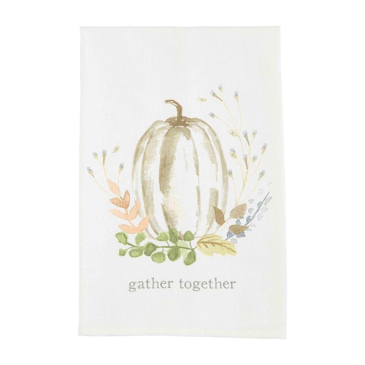 Gather Watercolor Towels, Description: Gather Together