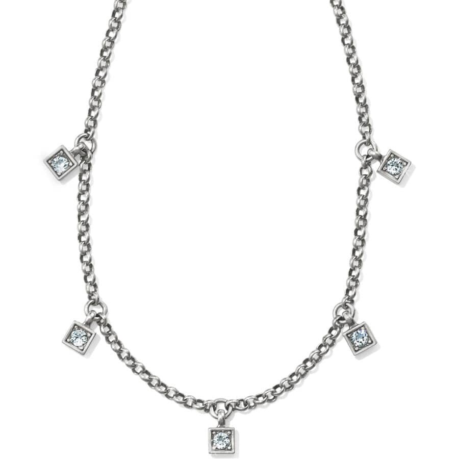 Meridian Zenith Station Necklace Silver