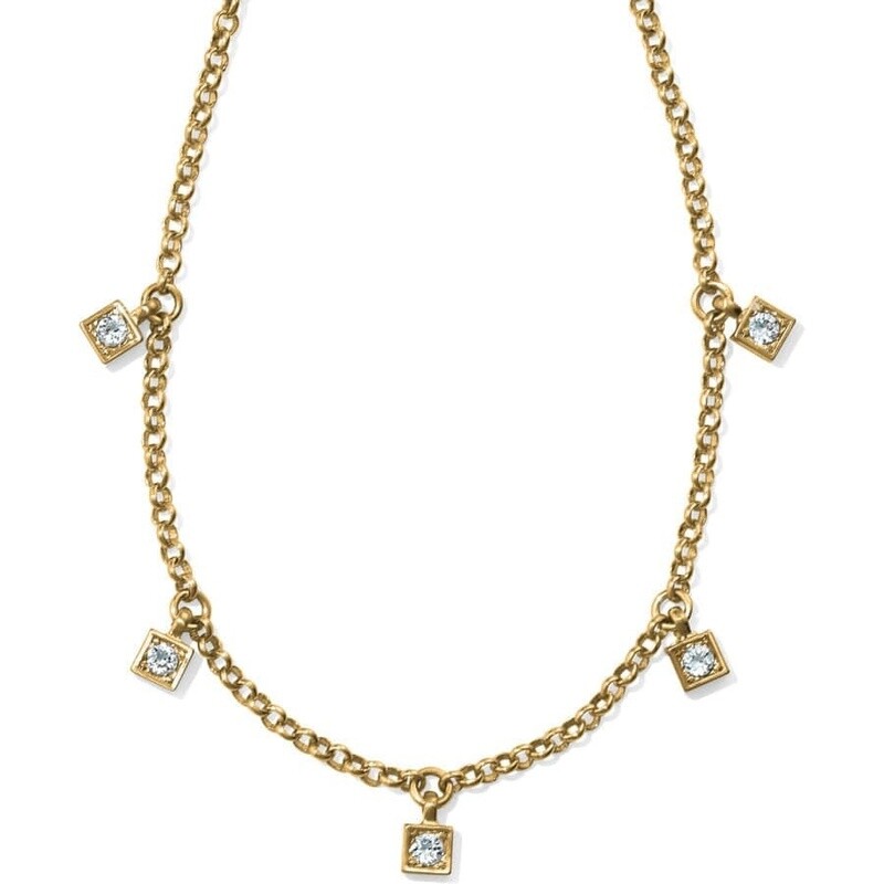 Meridian Zenith Station Necklace Gold