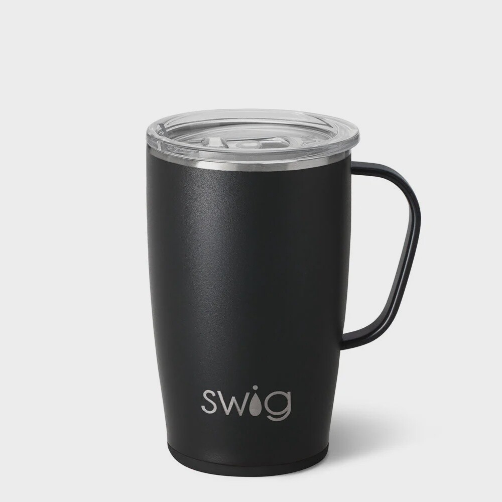 Black Travel Mug