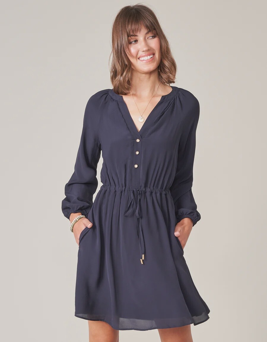 Catalina Dress Slate Blue