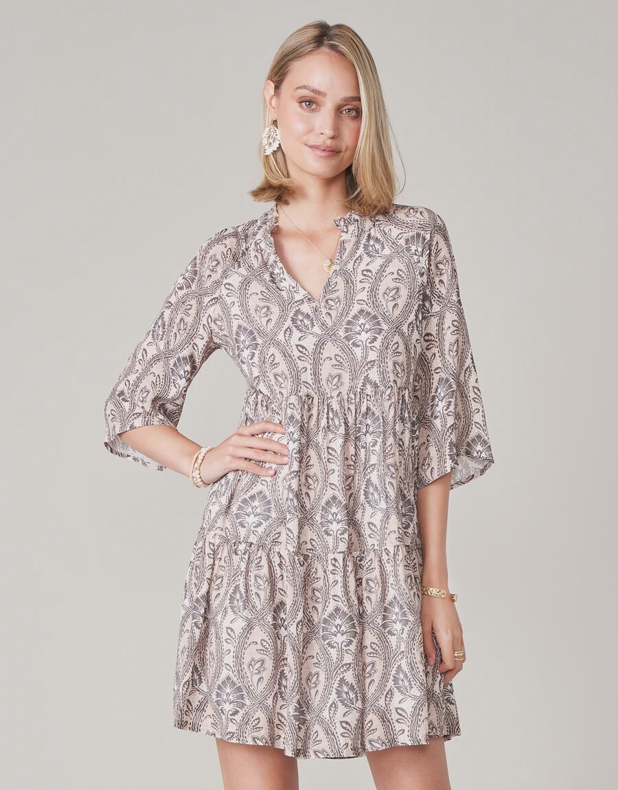 Maisie Dress Bellinger Arbor Neutral