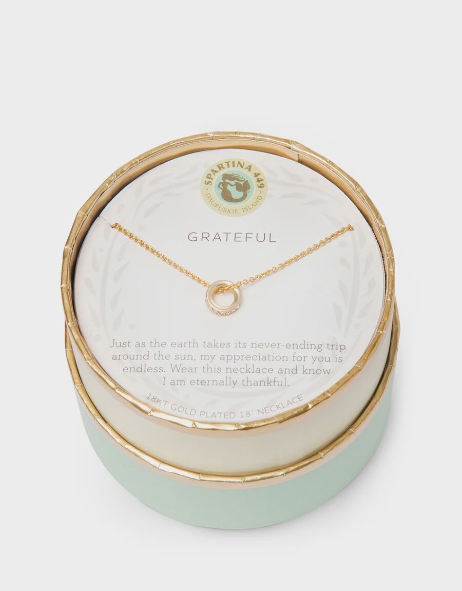 Sea La Vie Necklace Grateful/Ring, Colour: Gold