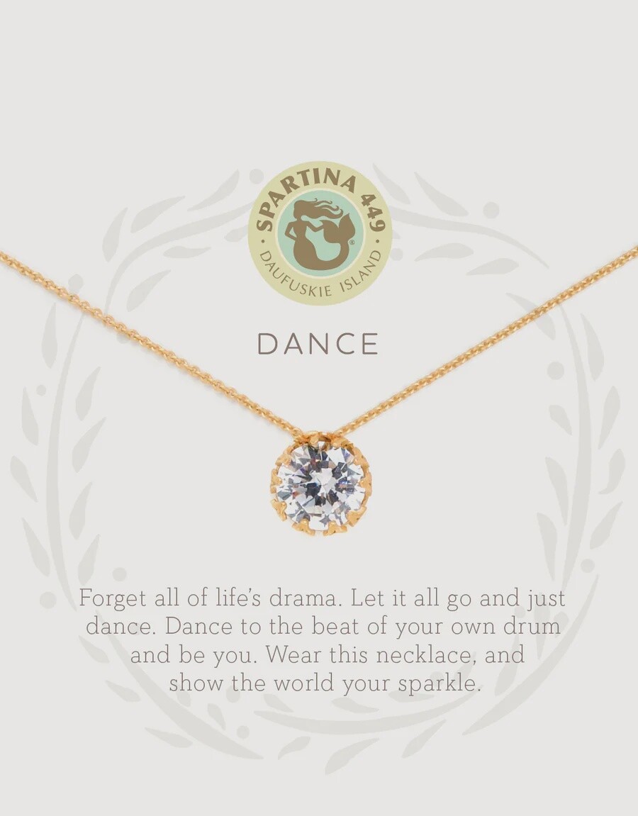 Sea La Vie Necklace Dance/Gem, Colour: Gold
