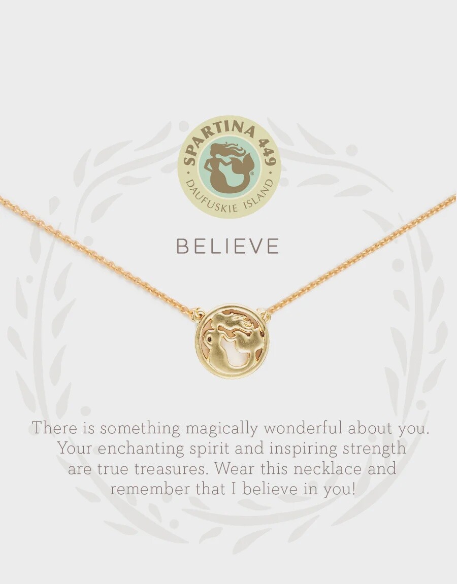 Sea La Vie Necklace Believe/Mermaid