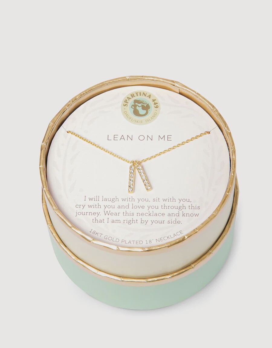 Sea La Vie Necklace Lean on Me/Double Bars, Colour: Gold