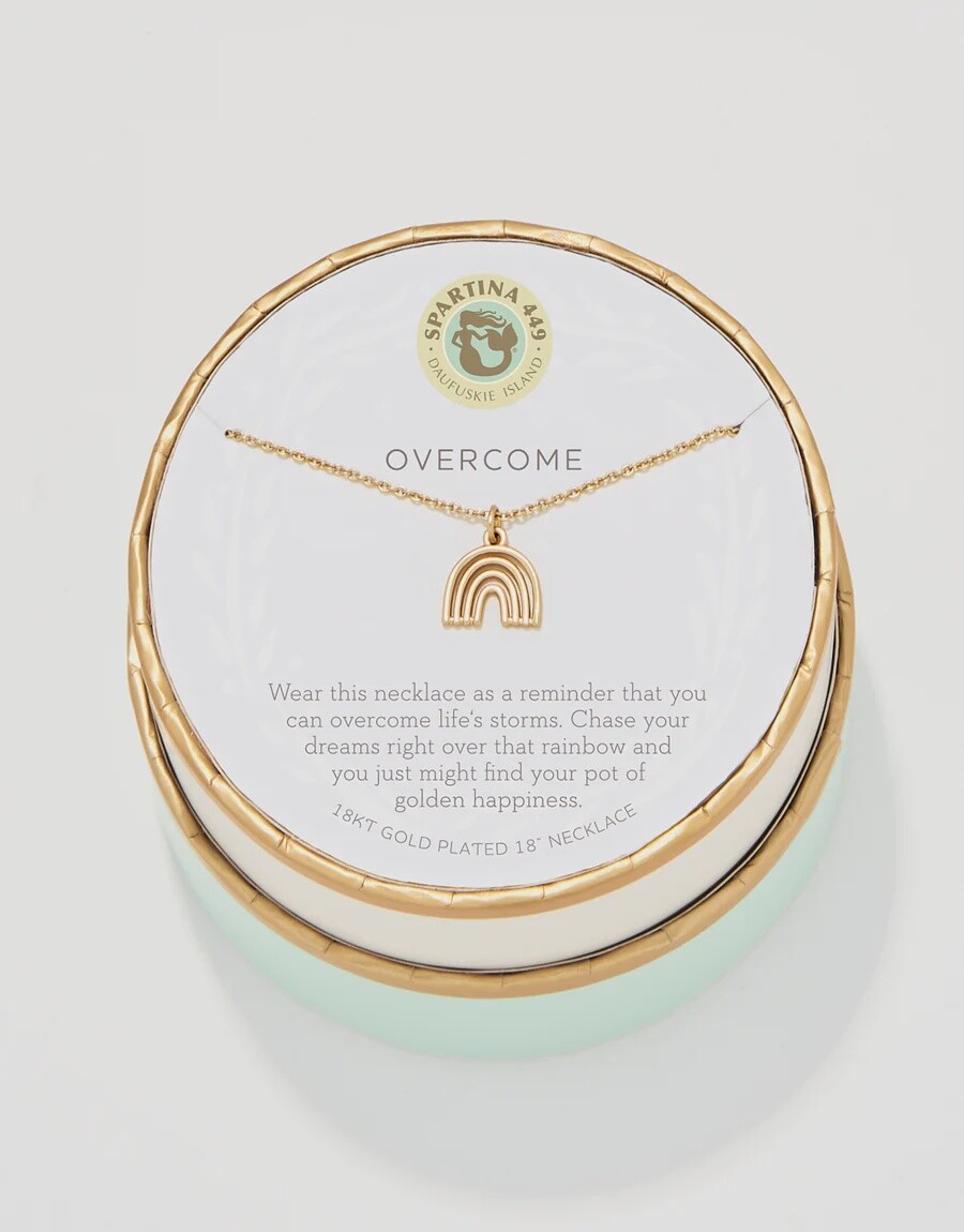 Sea La Vie Necklace Overcome/Rainbow, Colour: Gold