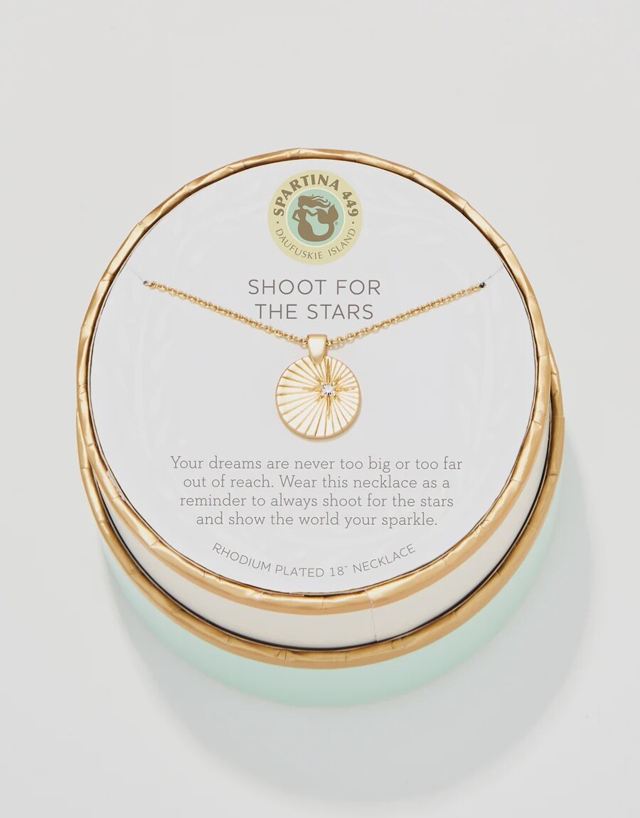 Sea La Vie Necklace Shoot For The Stars/Star Medallion, Colour: Gold