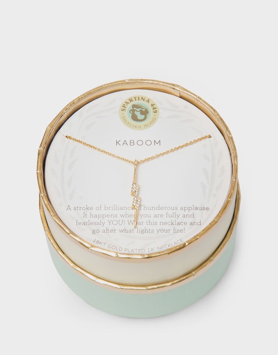 Sea La Vie Necklace Kaboom/Lightning, Colour: Gold