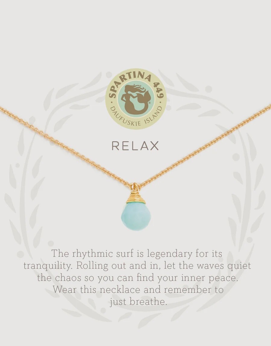 Sea La Vie Necklace Relax/Water Drop, Colour: Gold
