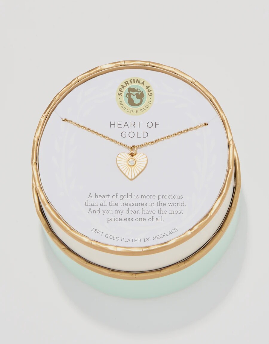Sea La Vie Necklace Heart of Gold
