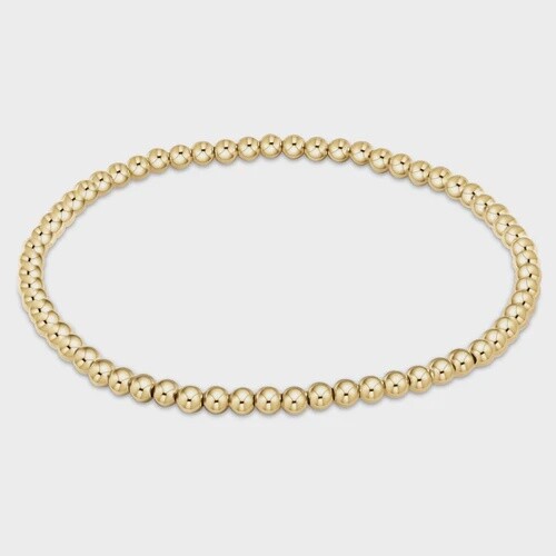 Extends - Classic Gold 3mm Bead Bracelet
