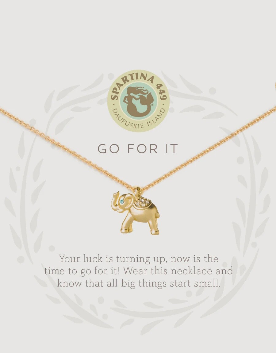 Sea La Vie Necklace Go For It/Elephant
