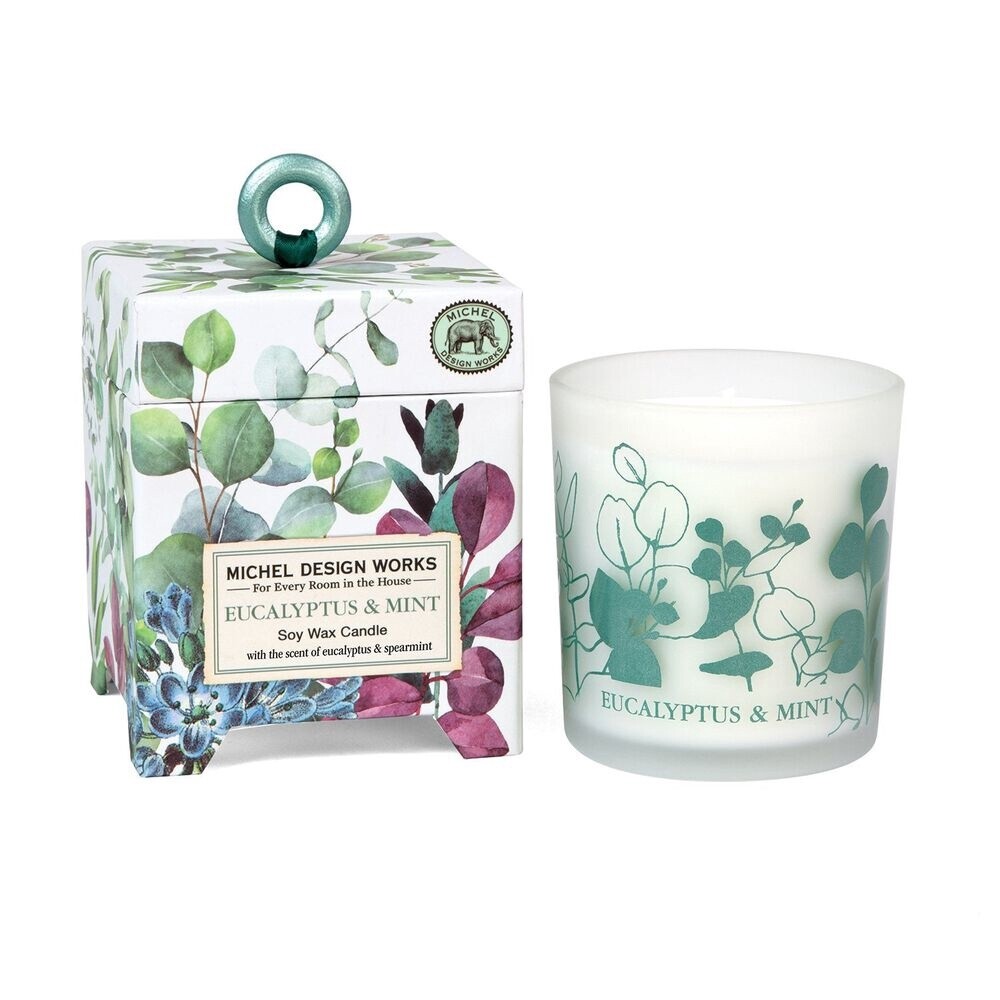 Eucalyptus &amp; Mint 6.5 oz Soy Wax Candle