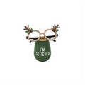 Christmas Glass &amp; Specs Set, Description: Sleighed