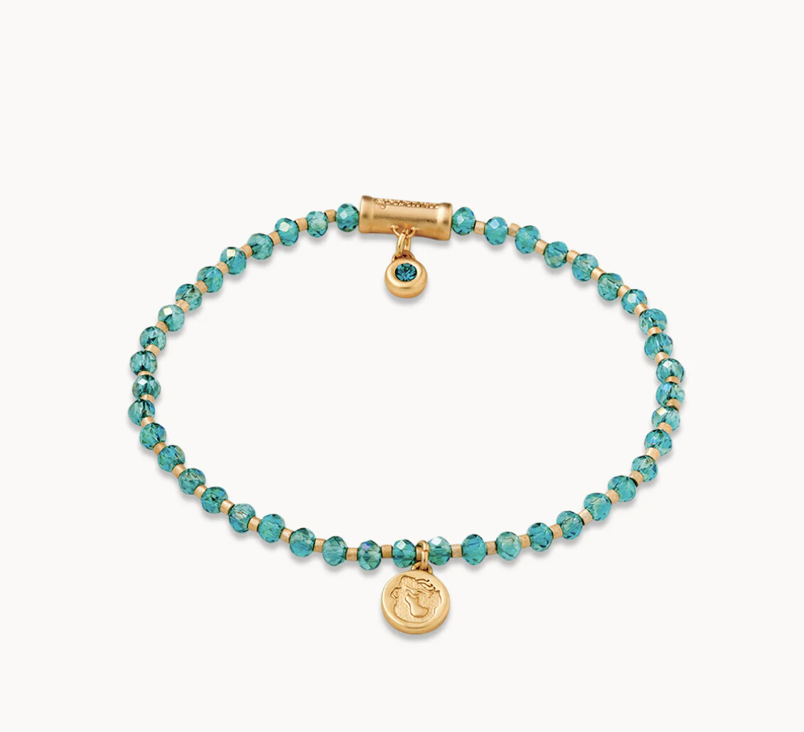 Twinkle Stretch Bracelet Aqua/Mermaid