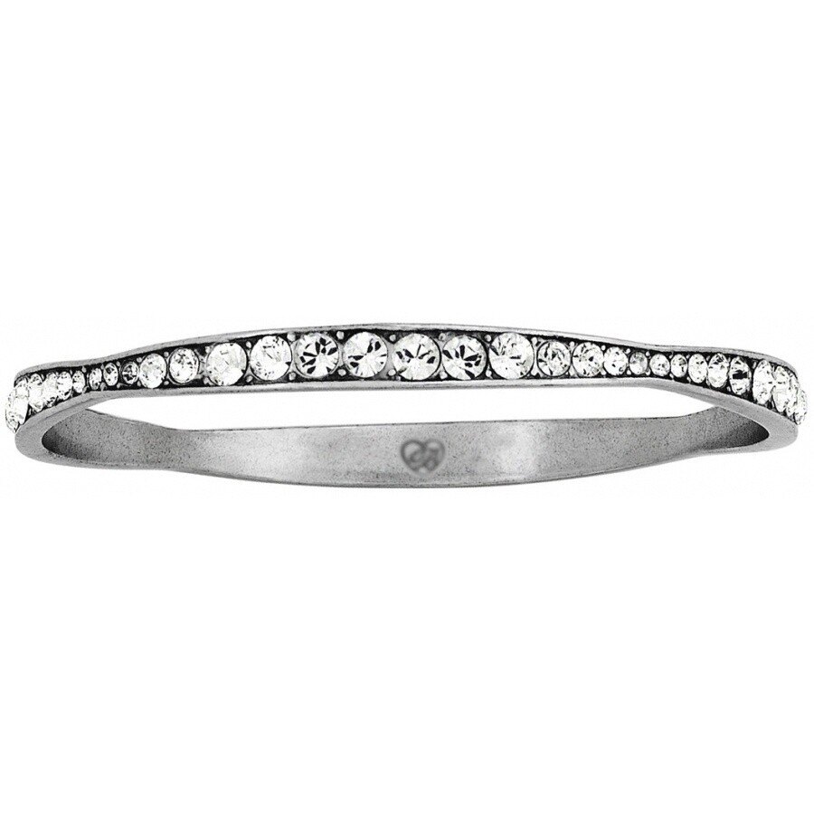 Light Hearted Crystal Bangle, Colour: Crystal