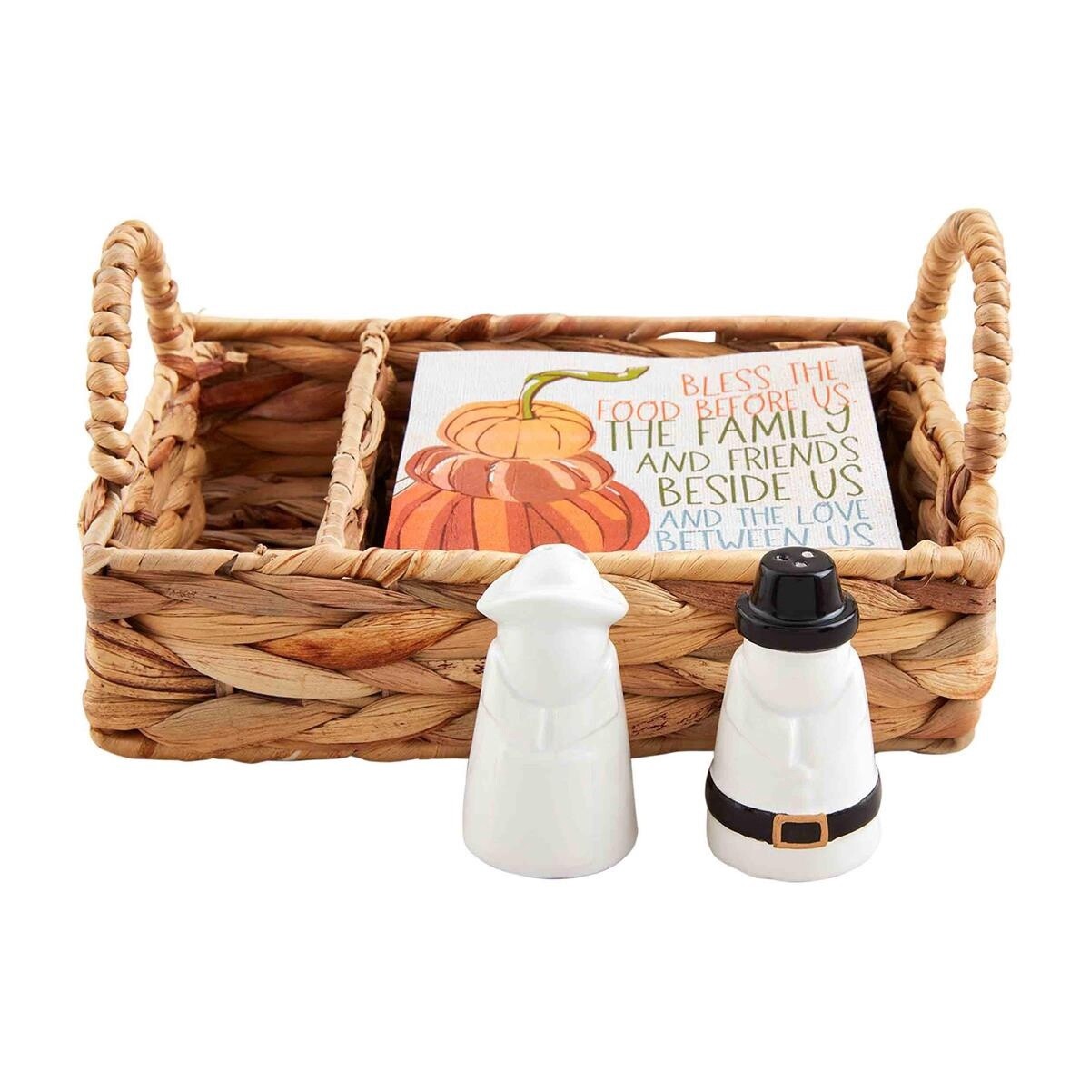 Pilgrim Salt &amp; Pepper Napkin Basket Set