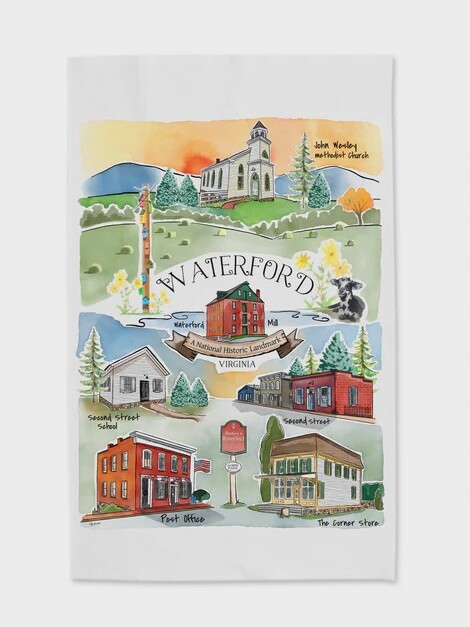 Waterford Landmark Tea Towel