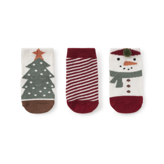 Christmas Socks 3 Pack 0-12M