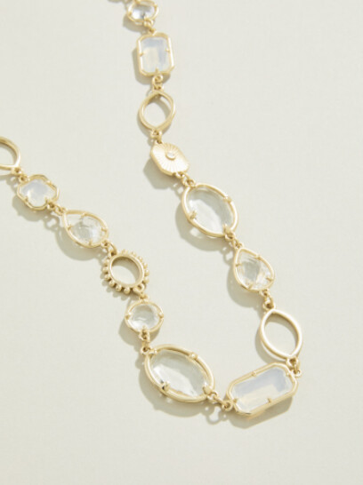 Lagoon Necklace 18&quot; Crystal