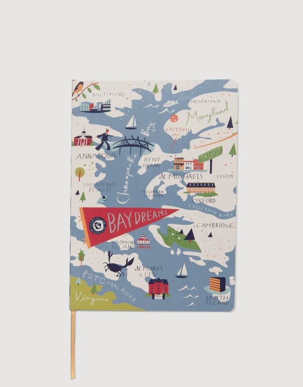 Bay Dreams Ruled Notebook