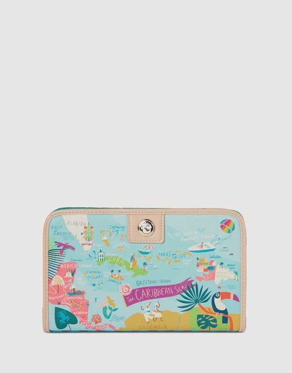 Caribbean Snap Wallet