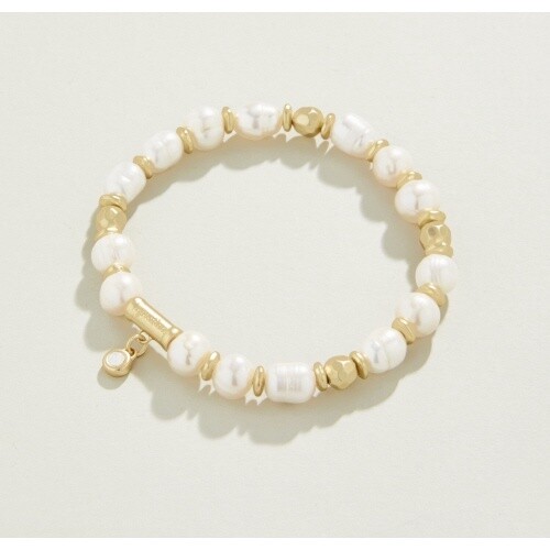Pearl Stretch Bracelet 8mm Pearl