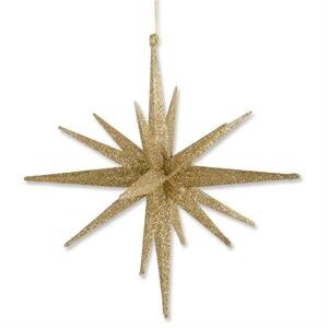 8 Inch 18 Point Glitter Star Ornament