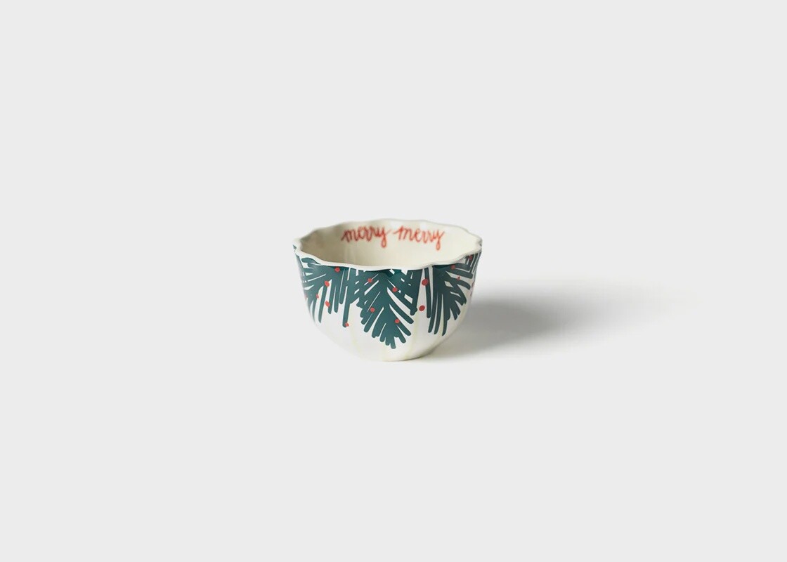 Balsam and Berry Ruffle Appetizer Bowl