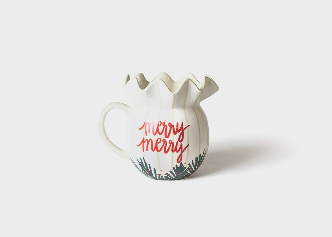 Balsam and Berry Ruffle Pitcher