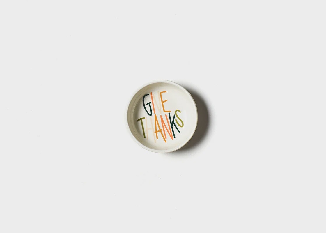 Give Thanks Round Dipping Bowl