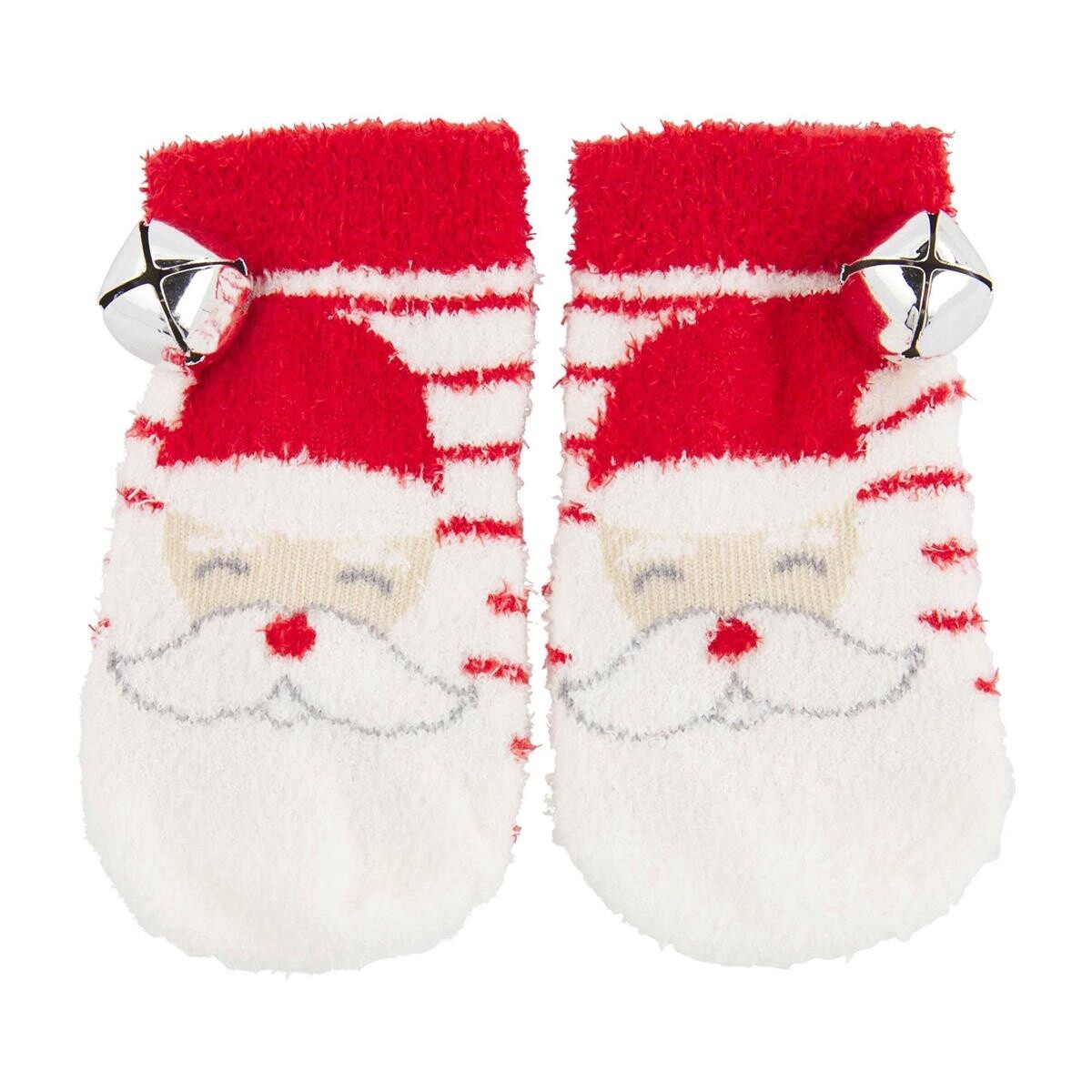 Christmas Jingle Bell Socks, Description: Santa