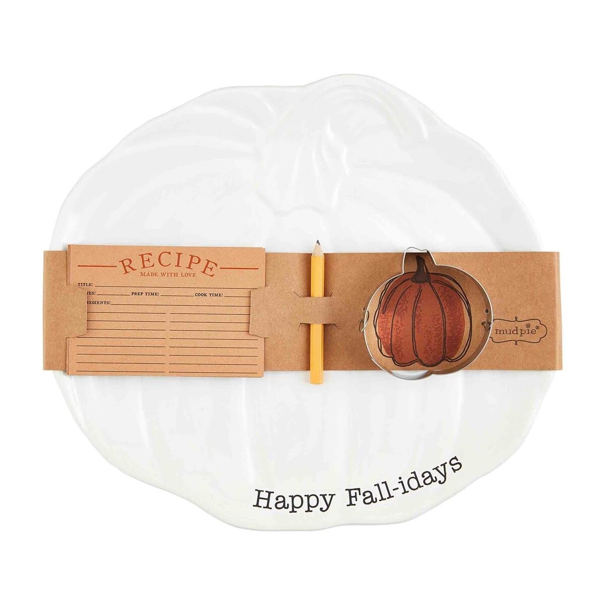 Happy Fall-Idays Cookie Plate Set