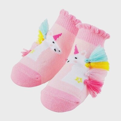 Unicorn Fringe Baby Socks