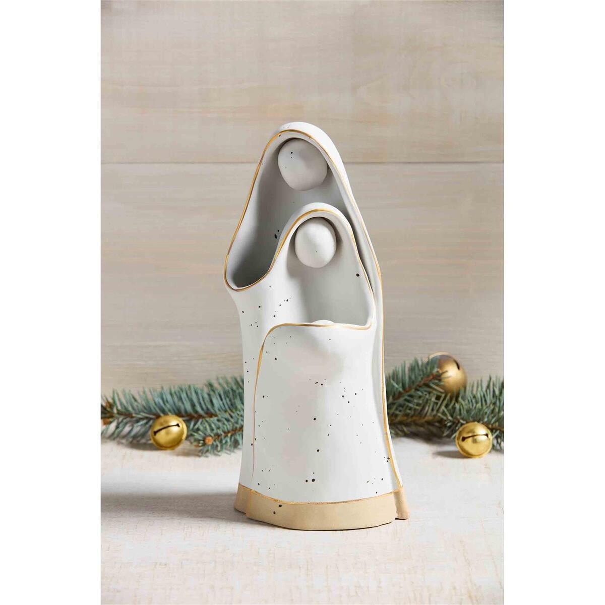 Speckle Gold Nativity Sitter